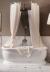Cada baie clasica alba Adel 176x79 cm Gaia Italia