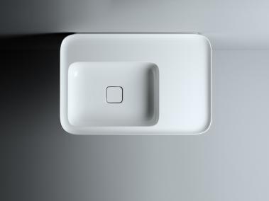 Lavoar pe blat si suspendat Cameo 75x50xh14cm Valdama Italia