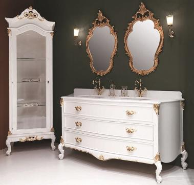 Vitrina Luxury Lacatto lucido e Foglia Oro Julien Gaia Italia