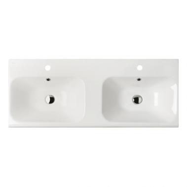 Lavoar pe blat si suspendat alb 121x46cm Cover Plain Althea Italia
