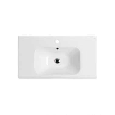 Lavoar pe blat si suspendat alb 91x46cm Cover Plain Althea Italia