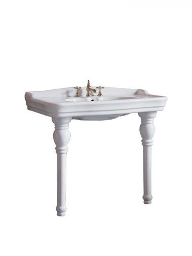 Lavoar cu piedeini clasic alb Denver Gaia Italia