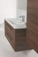 Lavoar pe blat si suspendat alb 81x46cm Cover Plain Althea Italia