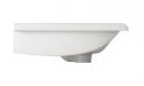 Lavoar pe blat si suspendat alb 121x46cm Cover Plain Althea Italia