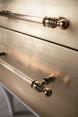 Mobilier baie New Classic Lacatto opaco e foglia oro Rialto 2 Gaia Mobili Italia