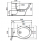 BIDET SUSPENDAT PALLADIO 7098 SBORDONI ITALIA